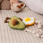 2 Pack Mini Market Brunch Stroller Toys - Avocado and Egg on Toast