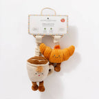 2 Pack Mini Market Brunch Stroller Toys - Coffee and Croissant