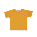 Contrast Stitch T-Shirt Yellow