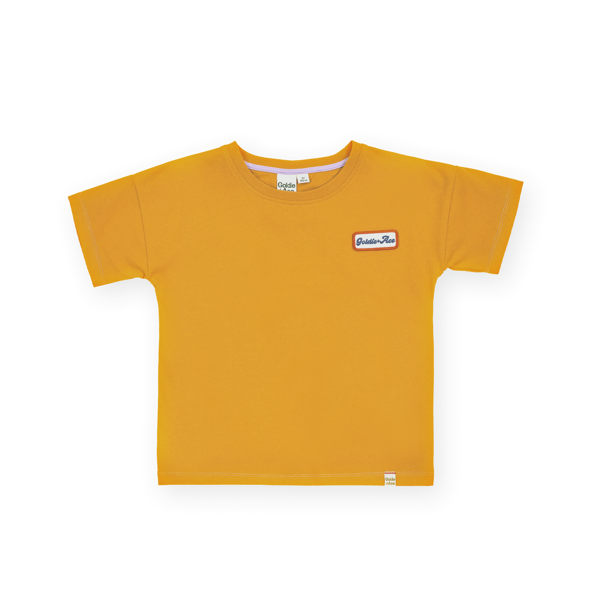 Contrast Stitch T-Shirt Yellow