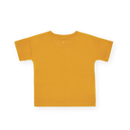 Contrast Stitch T-Shirt Yellow