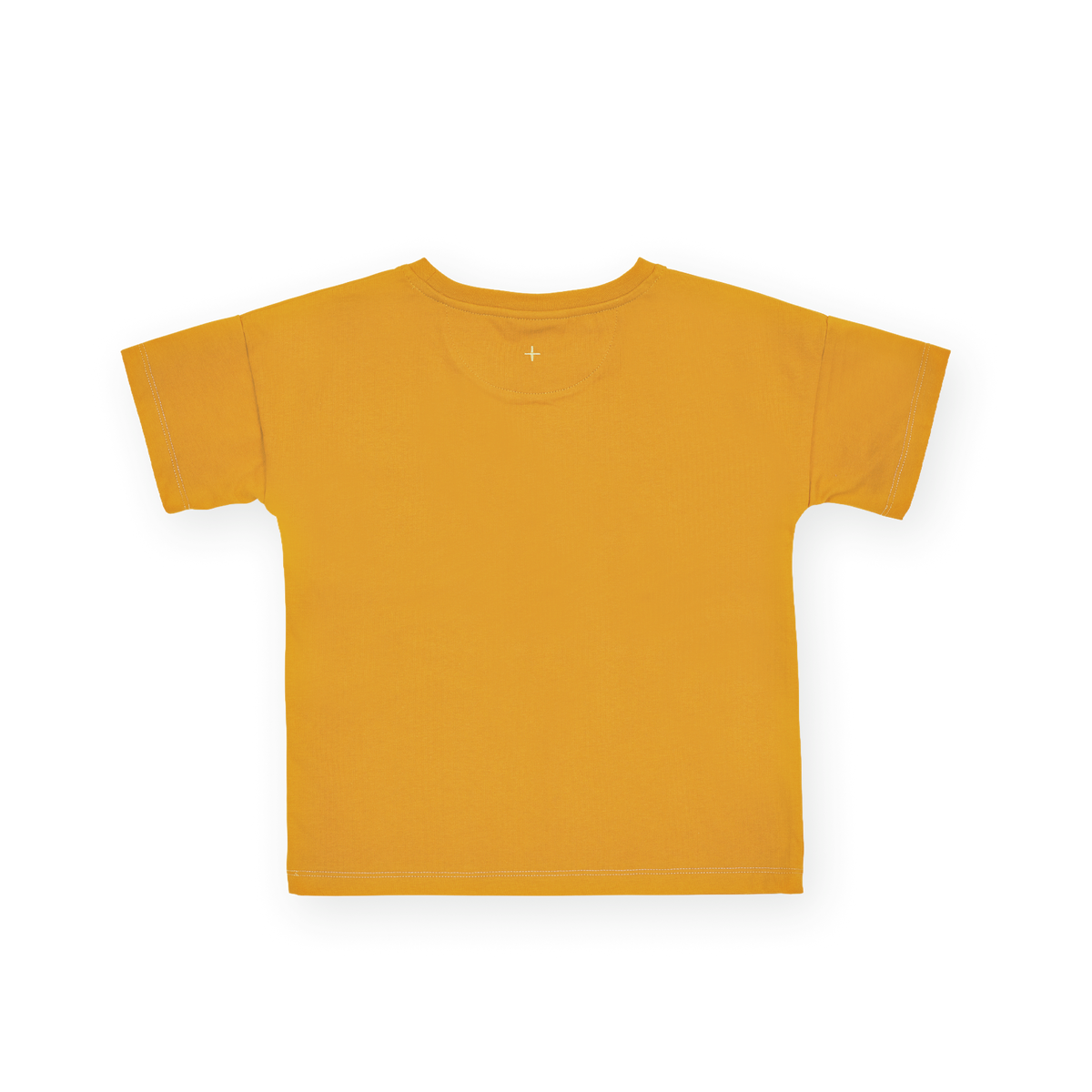 Contrast Stitch T-Shirt Yellow