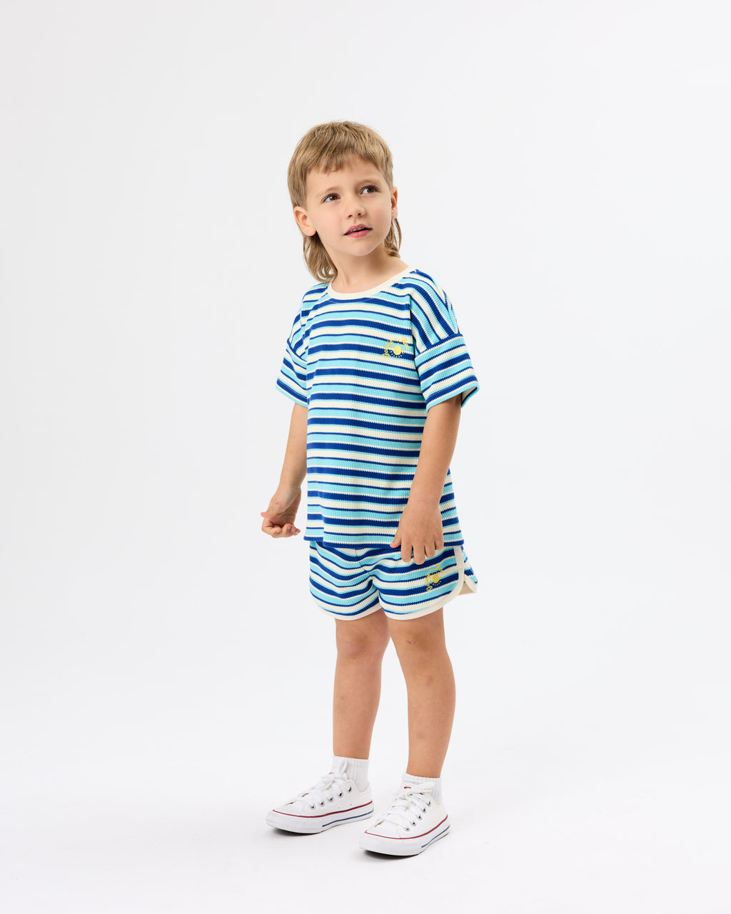 Waffle Shorts Blue