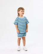 Waffle Shorts Blue