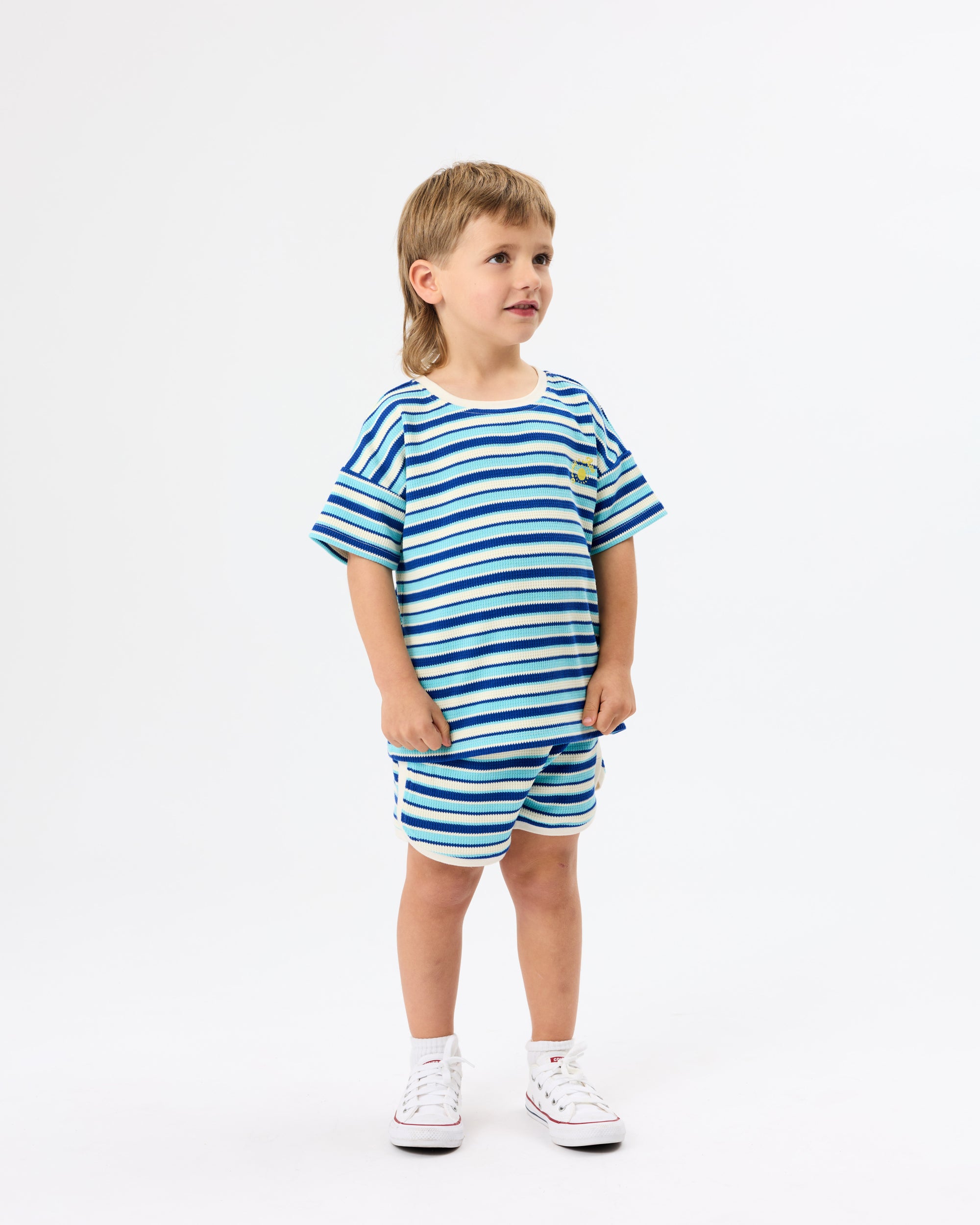 Waffle Shorts Blue