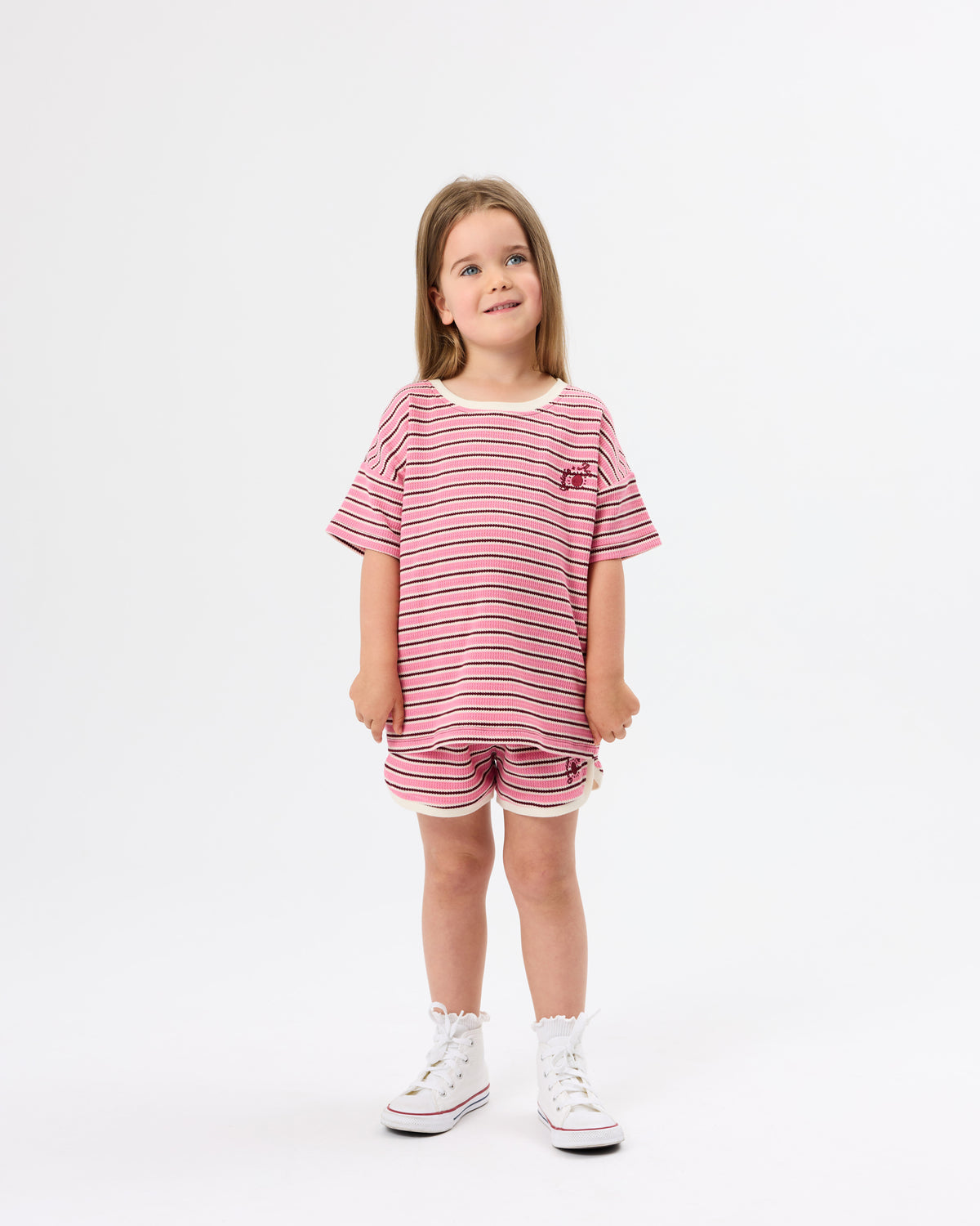 Waffle Shorts Pink