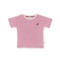 Waffle Stripe T-Shirt Pink