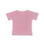 Waffle Stripe T-Shirt Pink