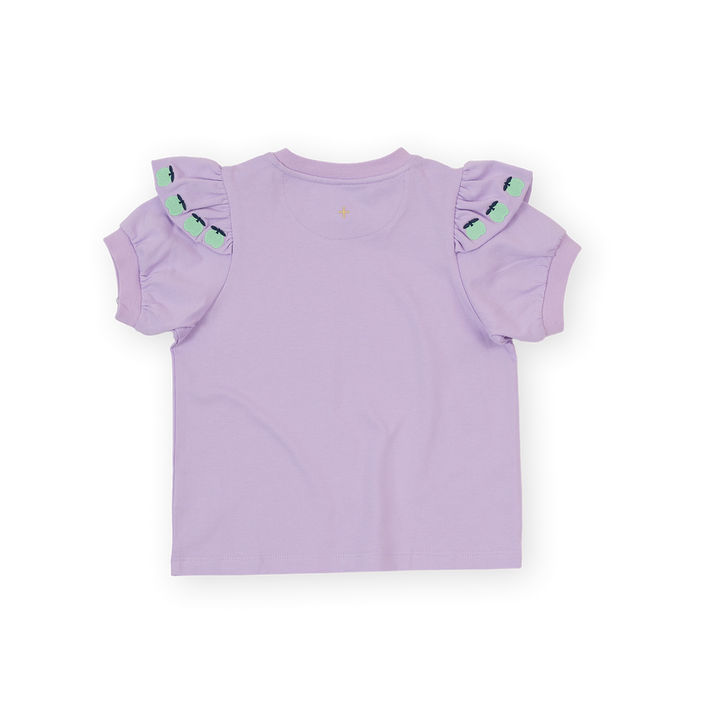 Flounce Shoulder Apple Top