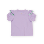 Flounce Shoulder Apple Top