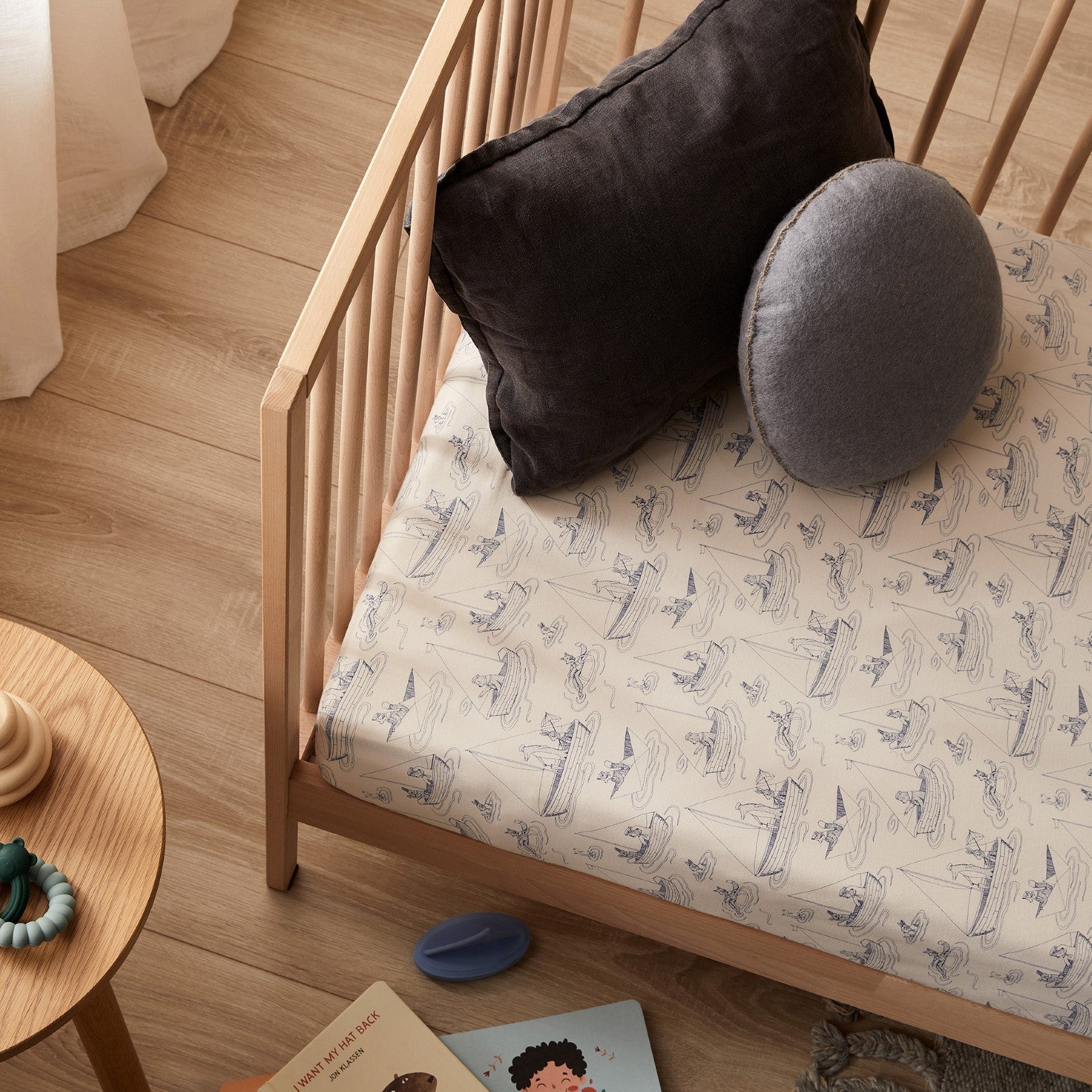 Organic Cot Sheet - Sail Away