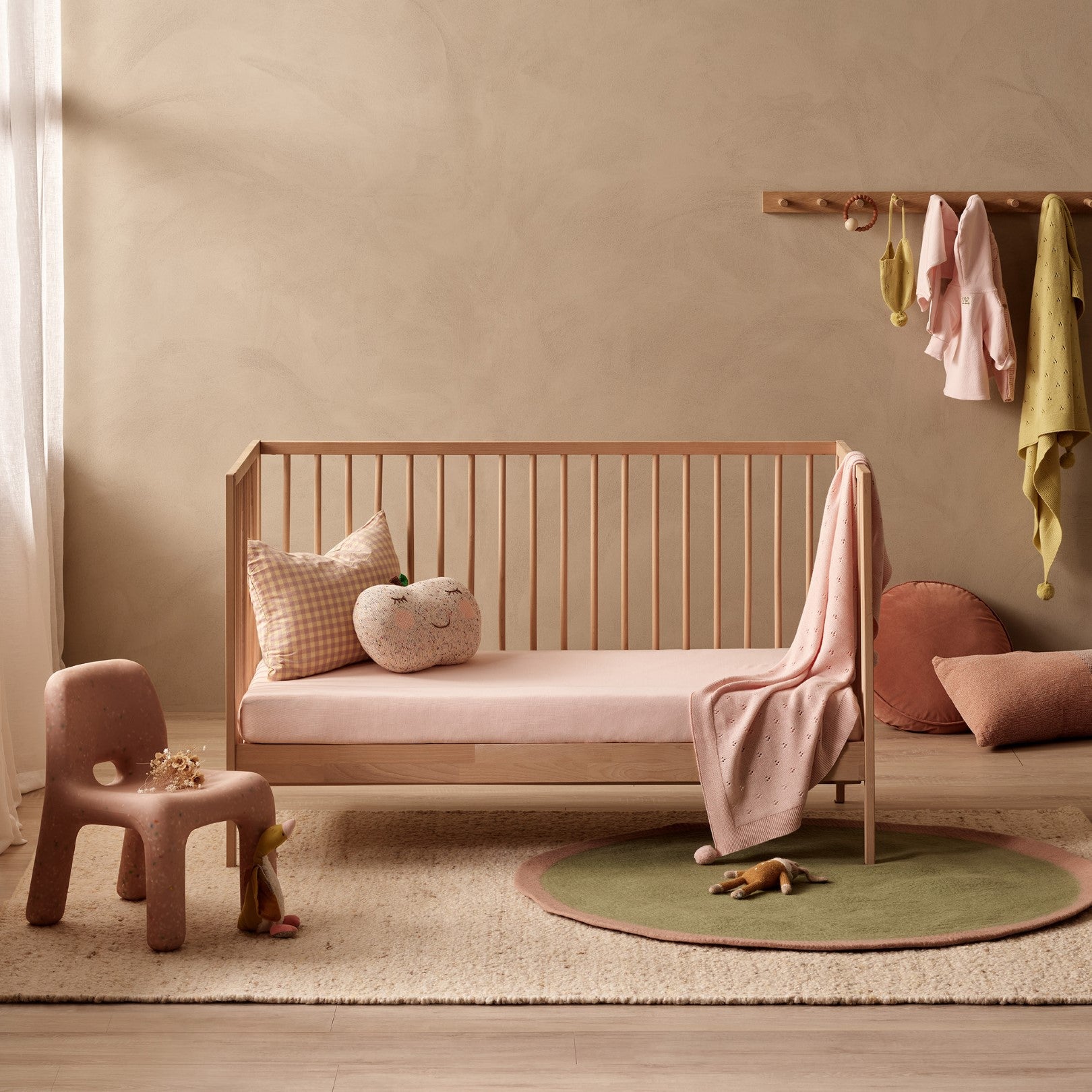 Organic Cot Sheet - Pink