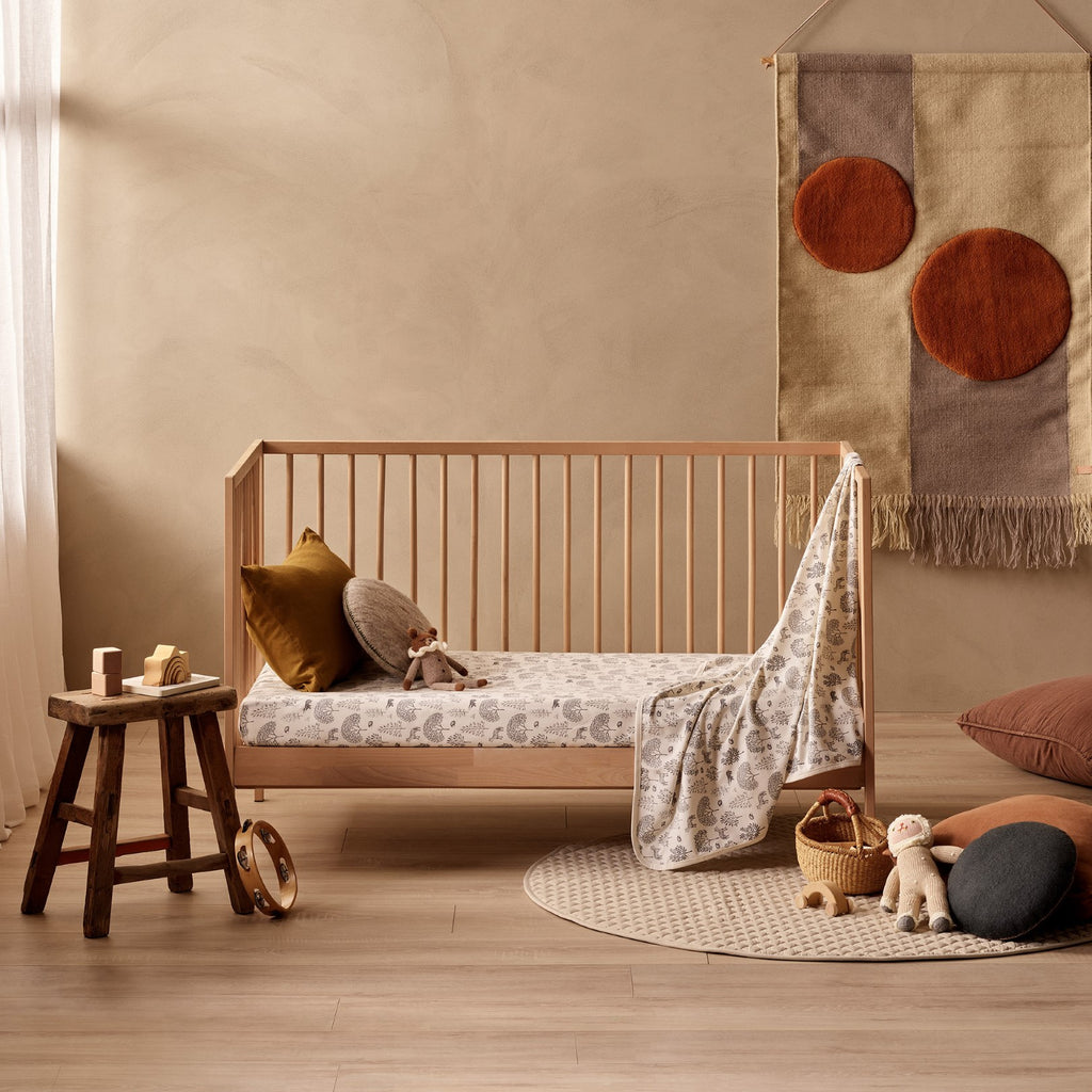 Organic Cot Sheet - Woodland