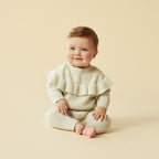 Knitted Ruffle Jumper - Dew Fleck