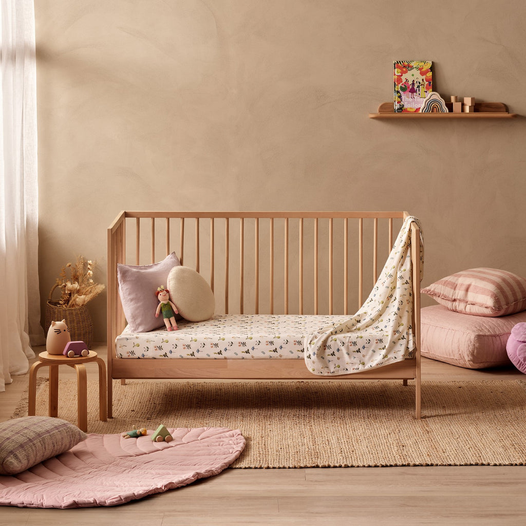 Organic Cot Sheet - Petit Garden