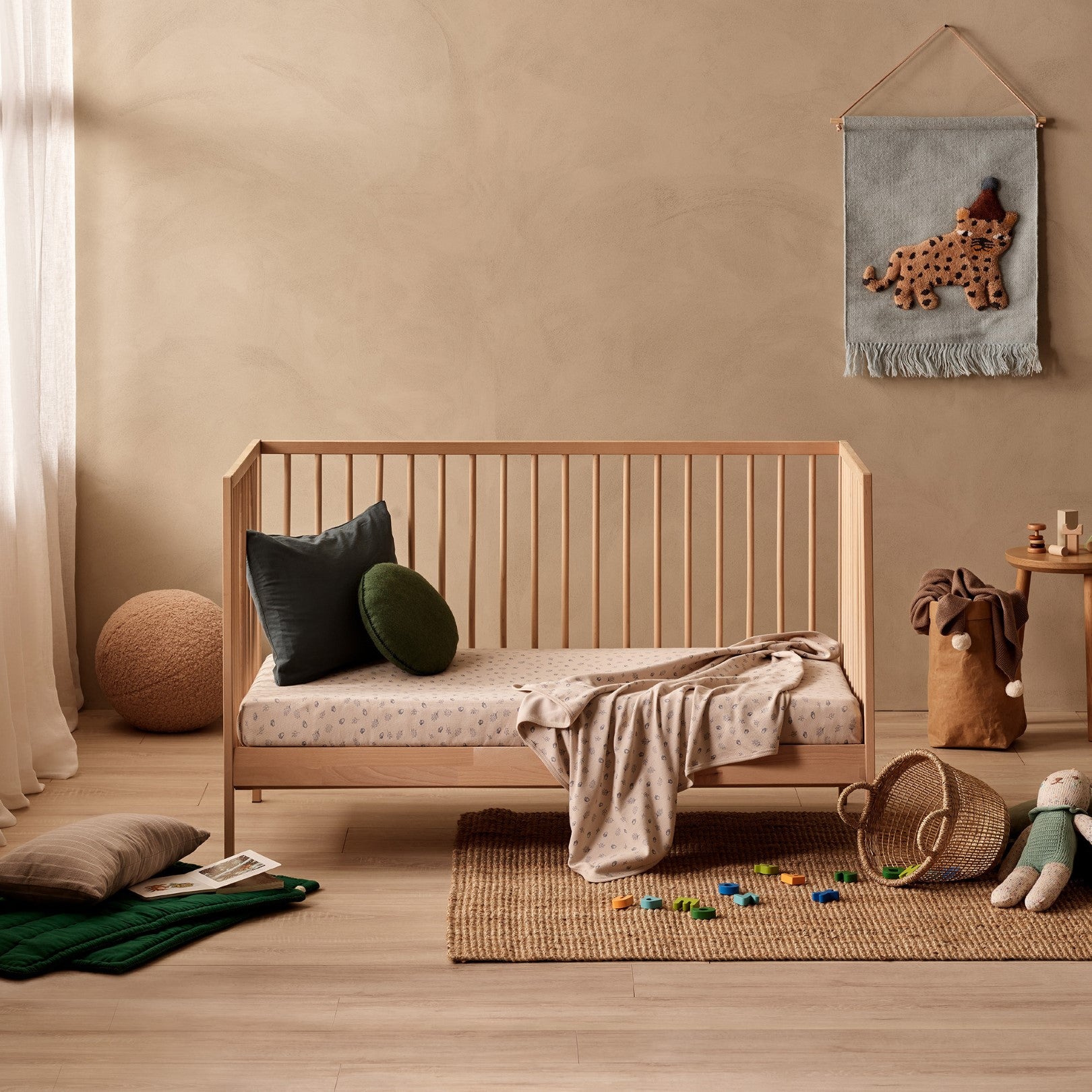 Organic Cot Sheet - Falling Oak
