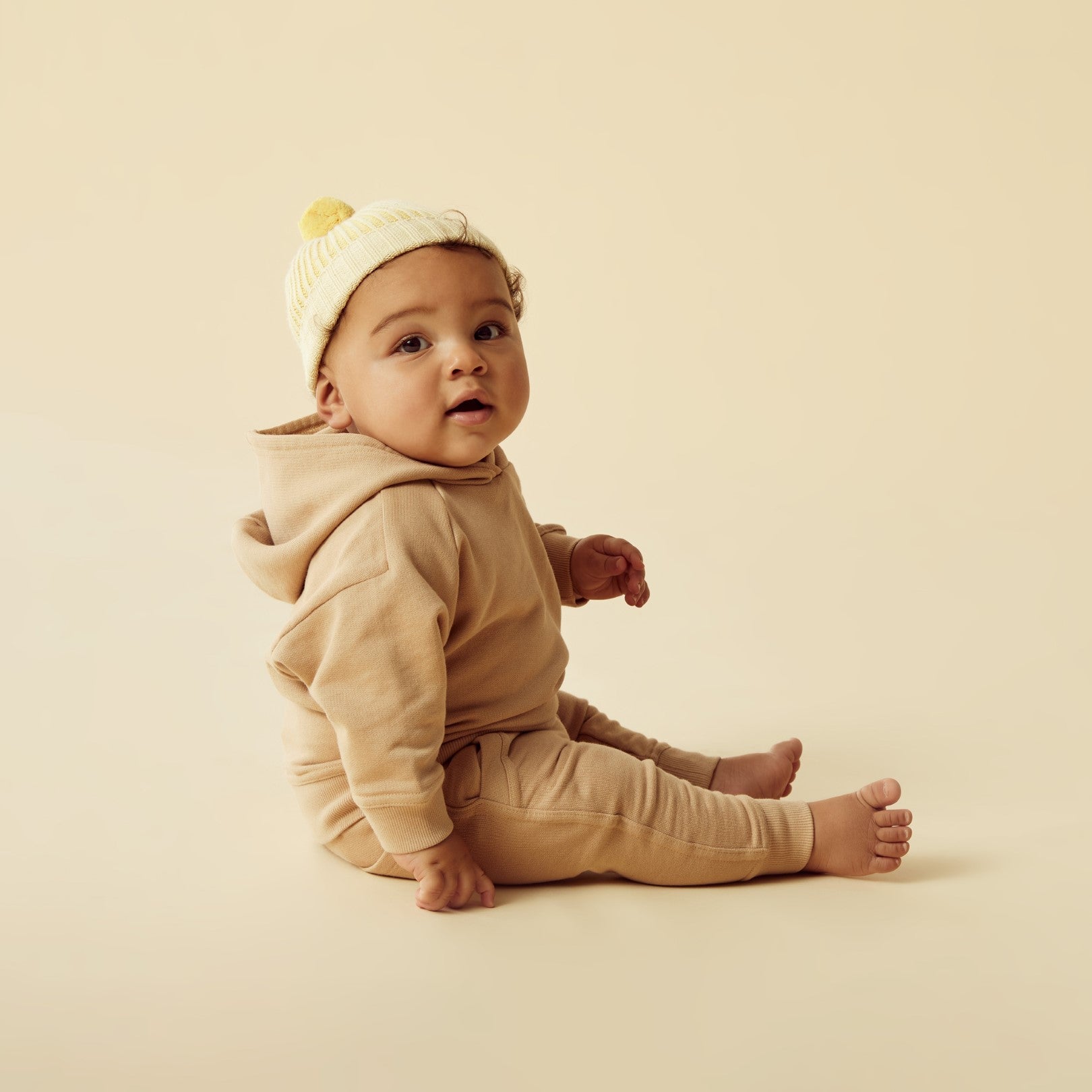 Organic Terry Sweat Pant - Caramel