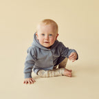 Organic Zipsuit with Feet - Sail Away