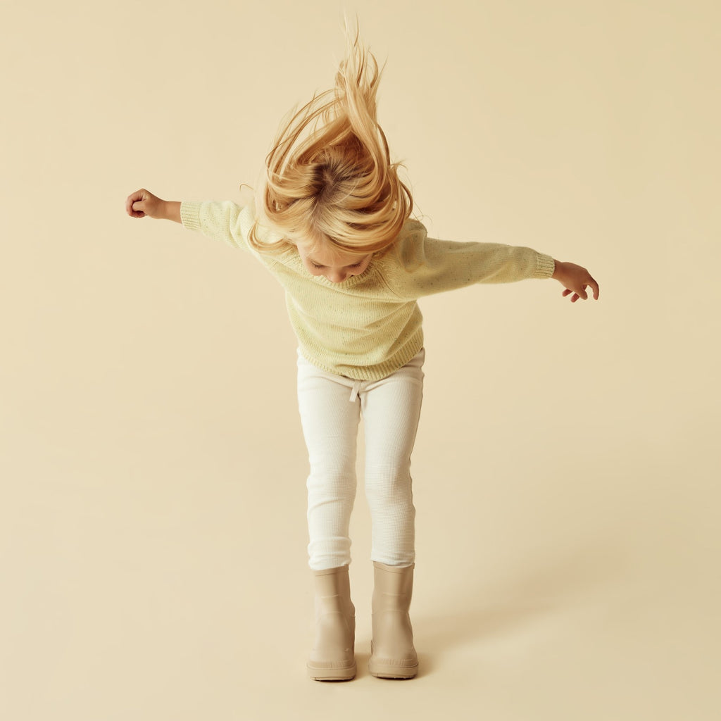 Wilson and Frenchy Knitted Jumper - Cactus Fleck