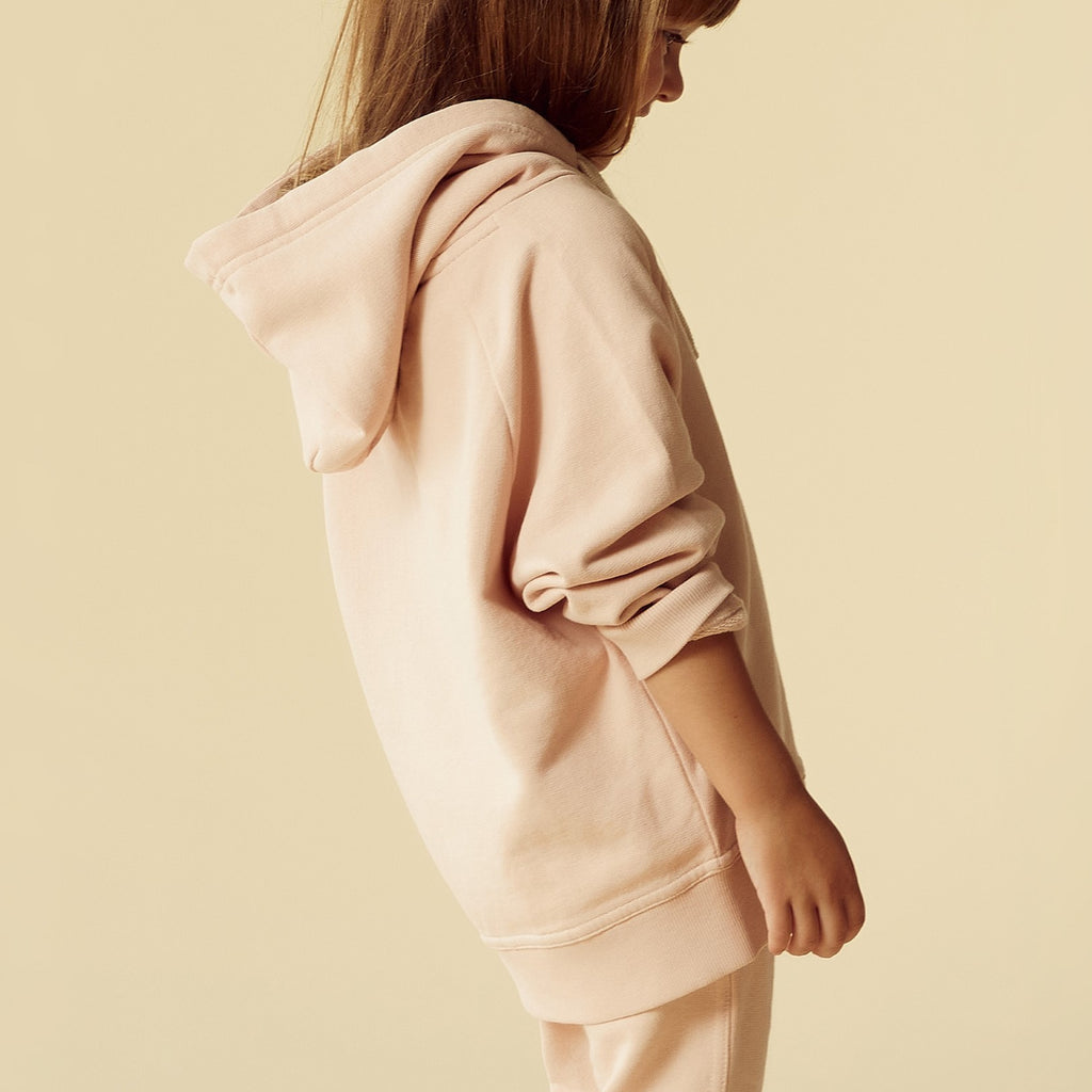 Wilson and Frenchy Organic Terry Hooded Sweat - Rose