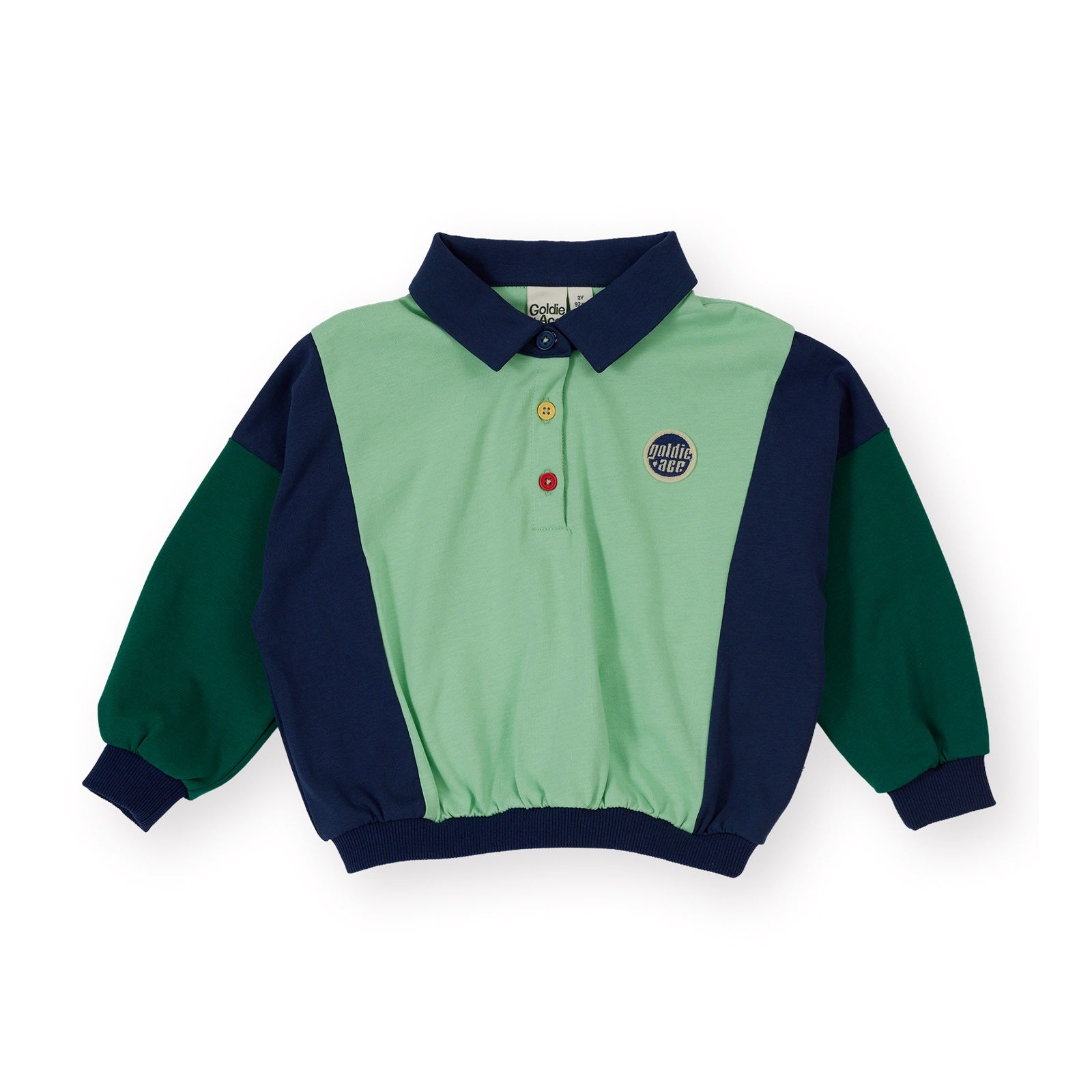 Panelled Relaxed Rugby Sweat Top