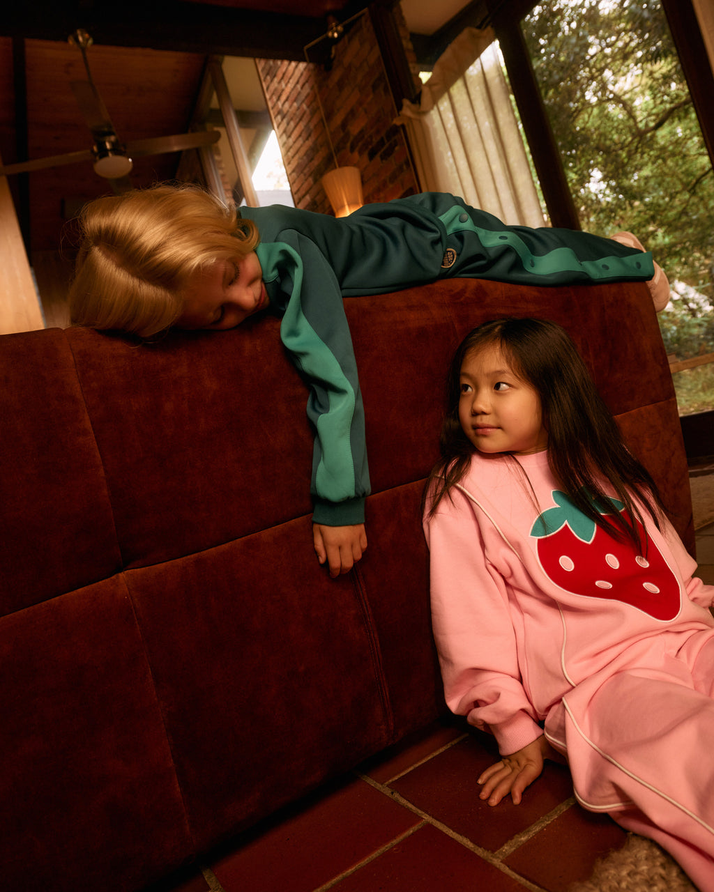 Jumbo Strawberry Piped Sweater