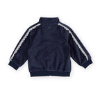 Velour Broderie Sweat Jacket