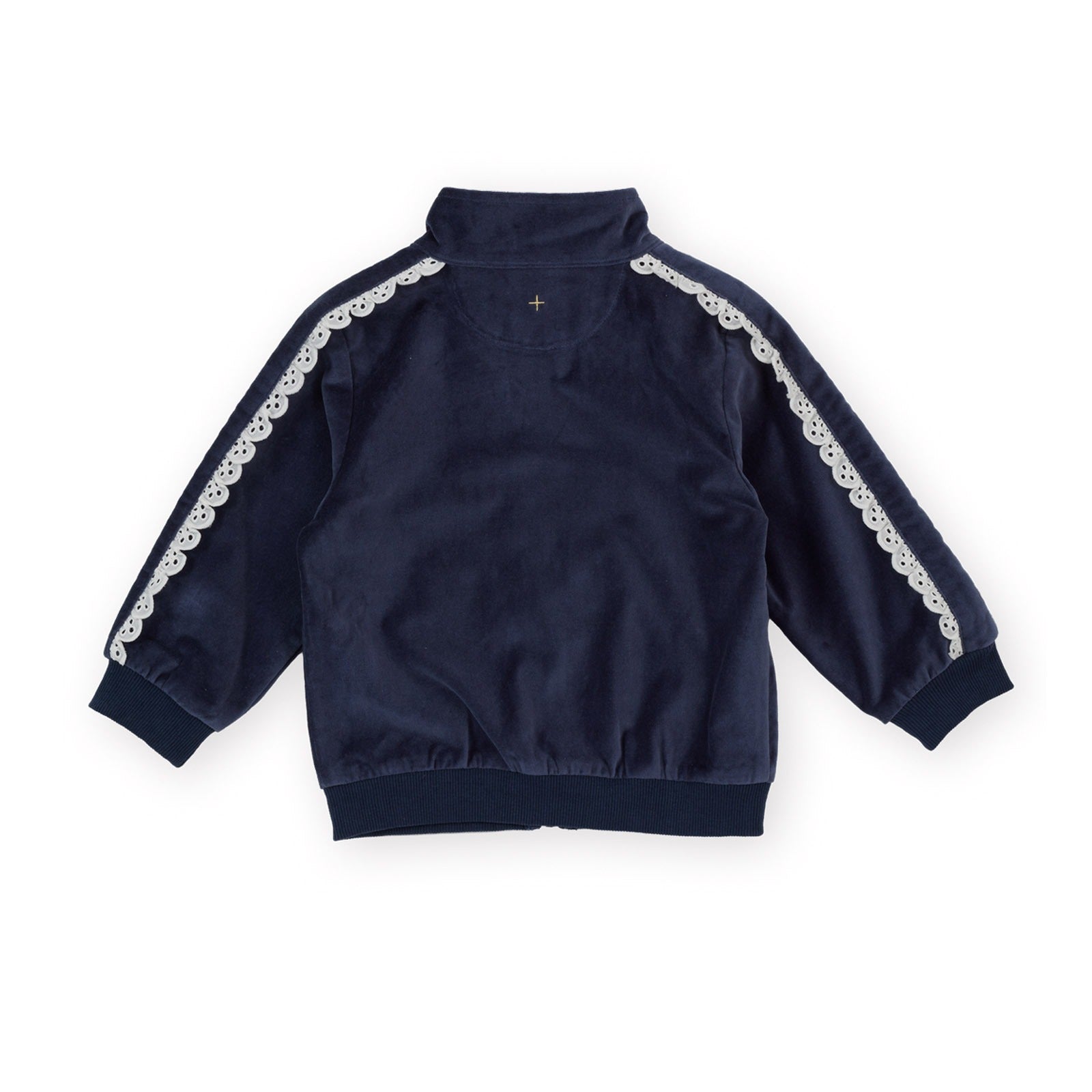 Velour Broderie Sweat Jacket