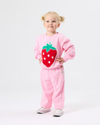 Jumbo Strawberry Piped Sweater