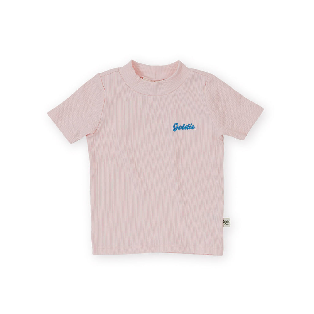 Rib T-Shirt Pink