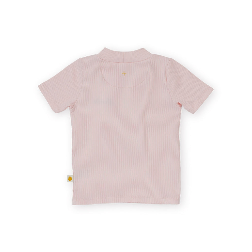 Rib T-Shirt Pink