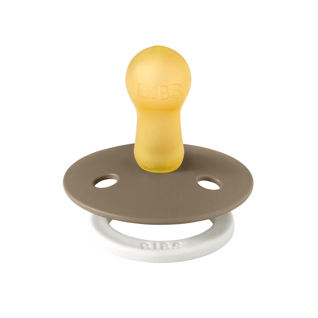 Colour GLOW Pacifier 2 Pack - Vanilla/Dark Oak