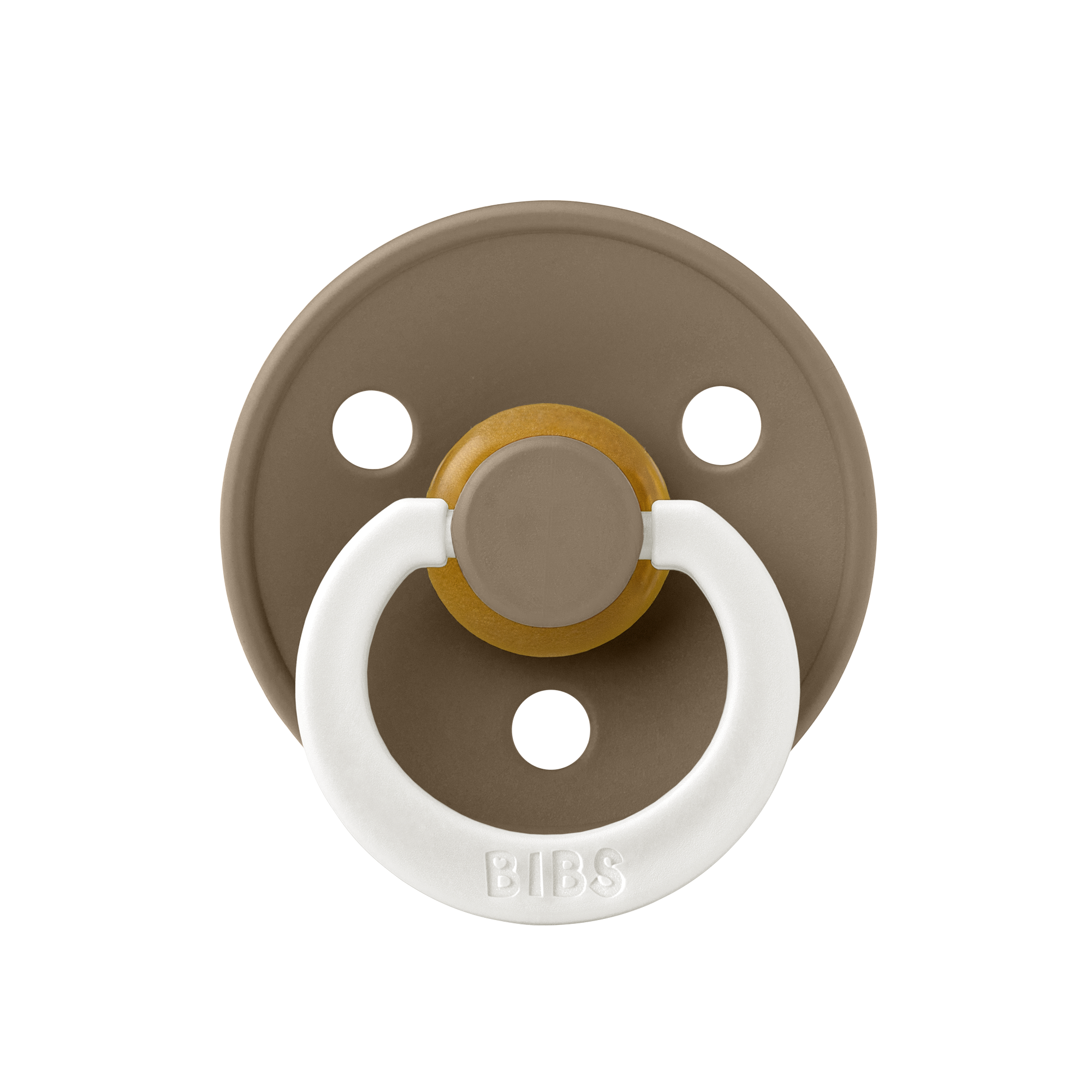 Colour GLOW Pacifier 2 Pack - Vanilla/Dark Oak