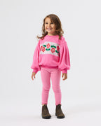 Bowie Rib Legging Deep Pink
