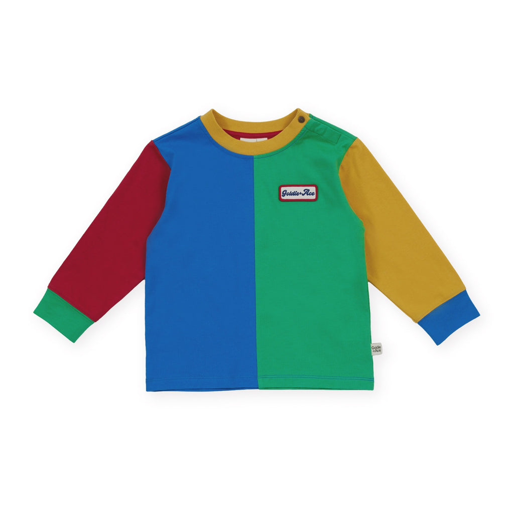 Splice Colour Block Longsleeve Top