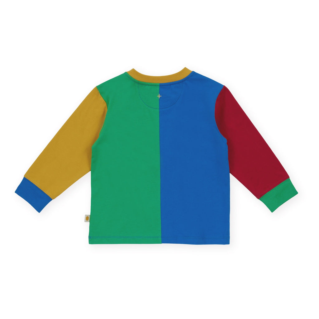 Splice Colour Block Longsleeve Top