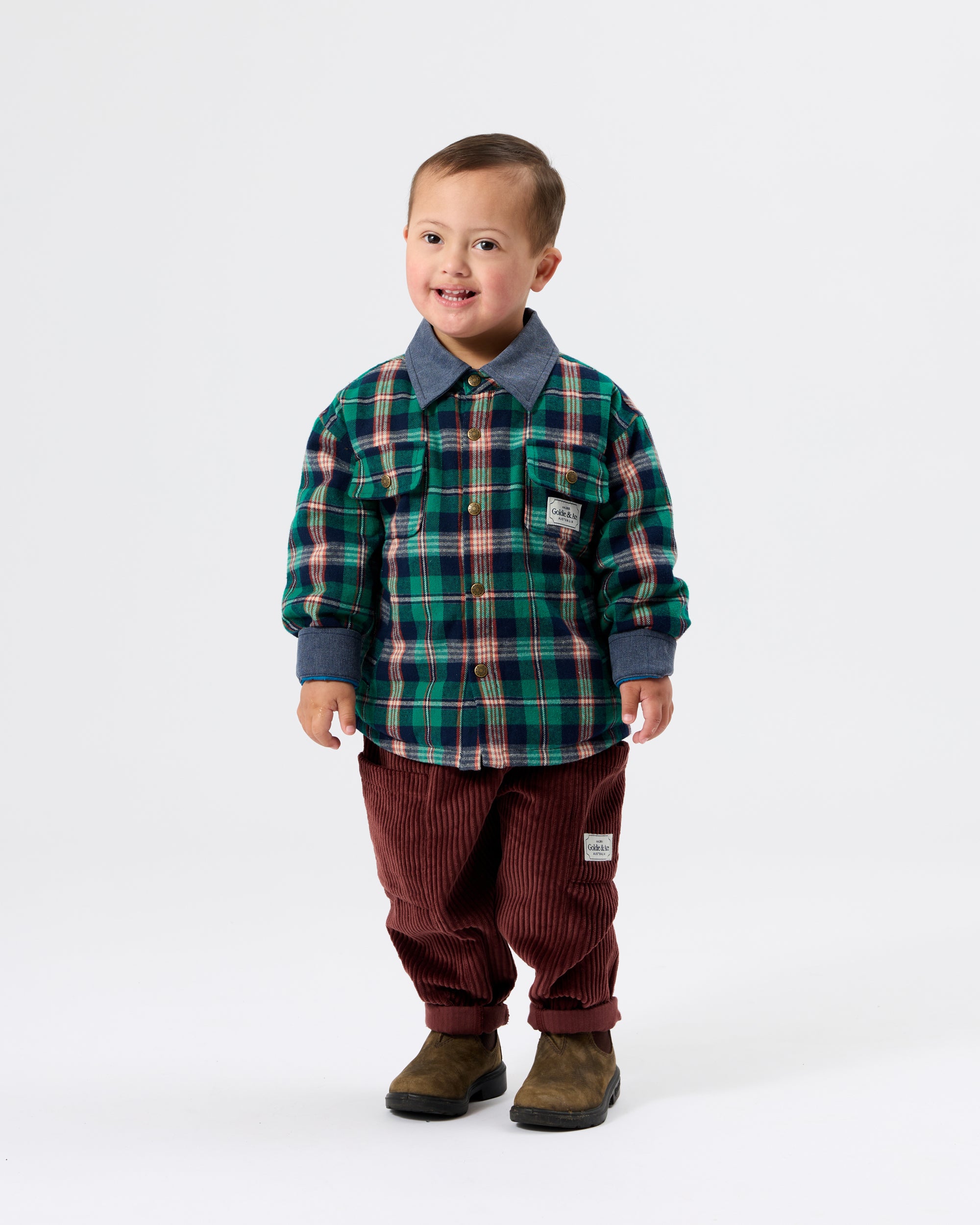 Check Padded Shacket