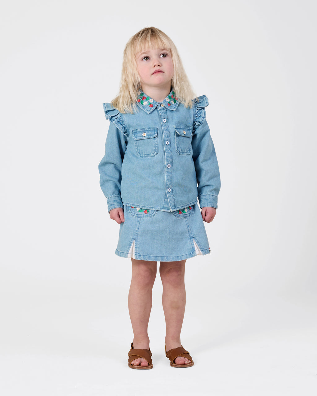 Wild Strawberry Chambray Shirt