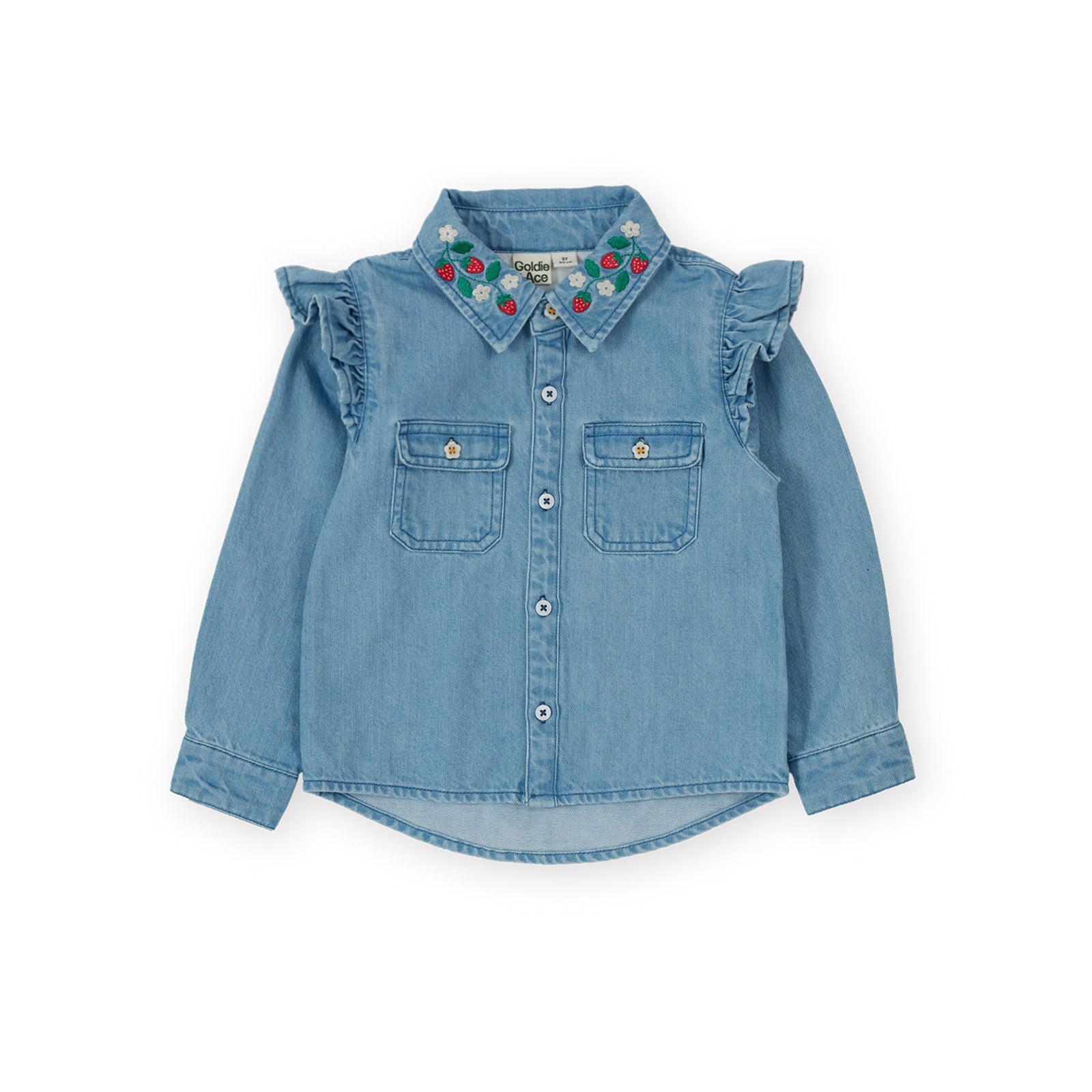 Wild Strawberry Chambray Shirt