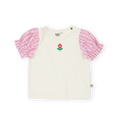 Gingham Puff Sleeve Top