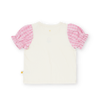 Gingham Puff Sleeve Top