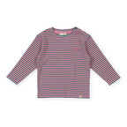 Essential Stripe Rib Top Pink