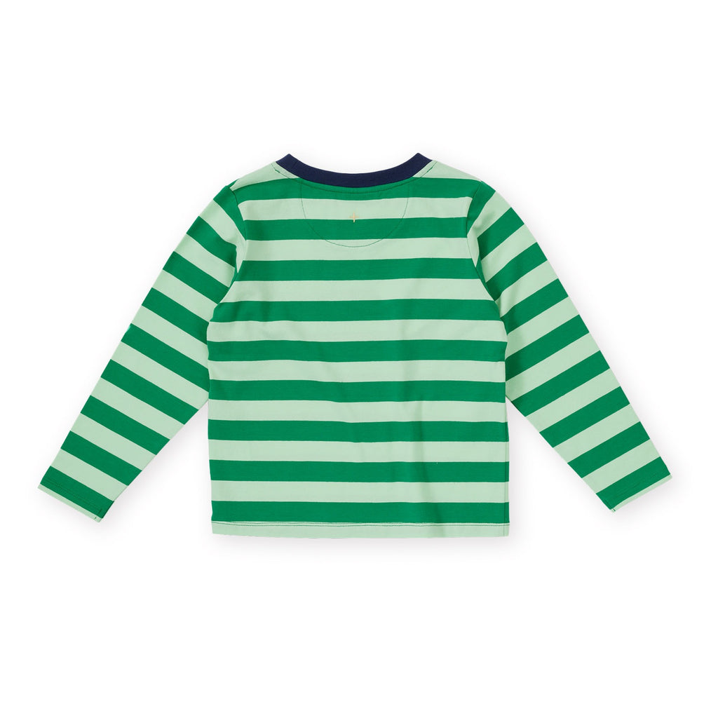Essential Stripe Longsleeve Top Green