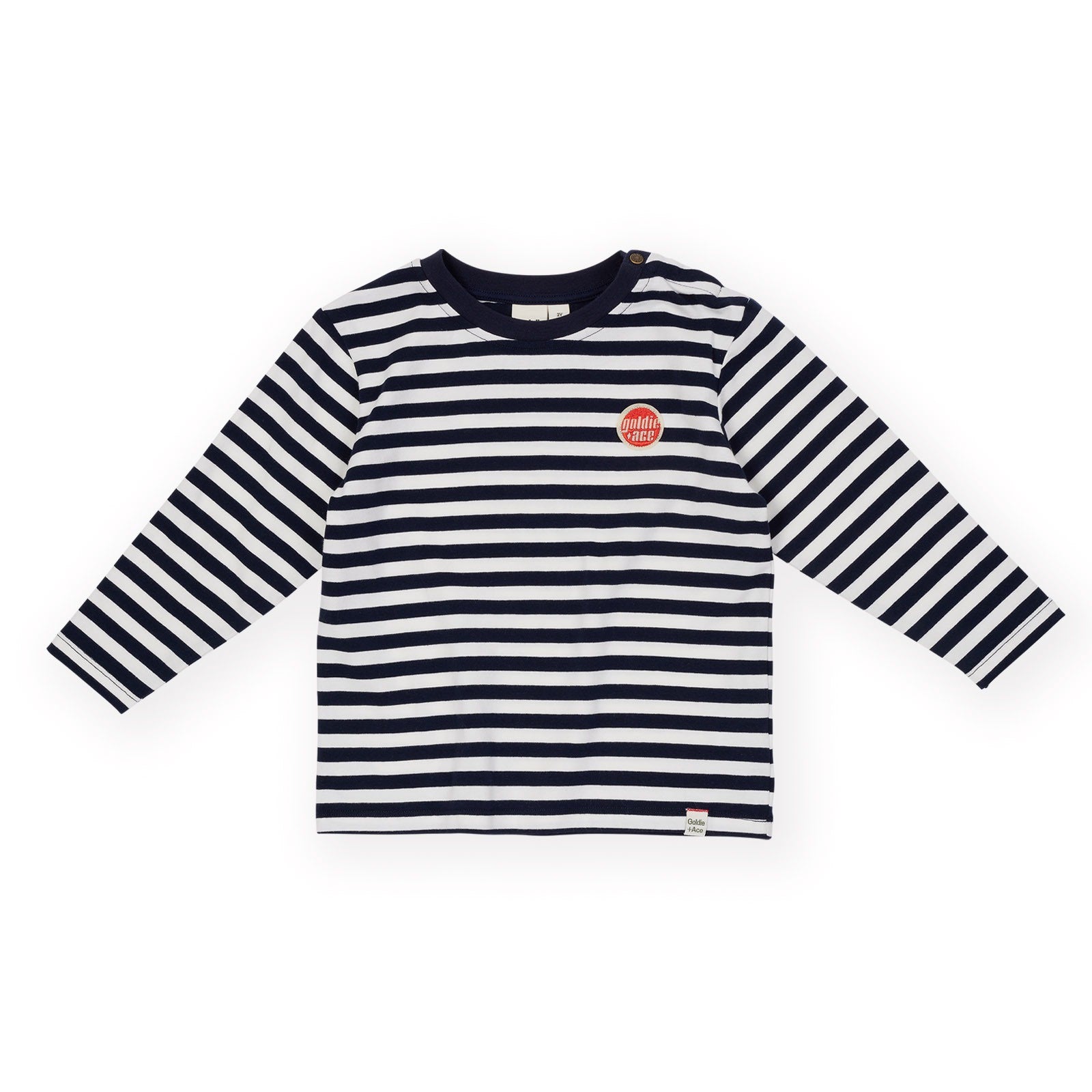 Essential Stripe Longsleeve Top Navy