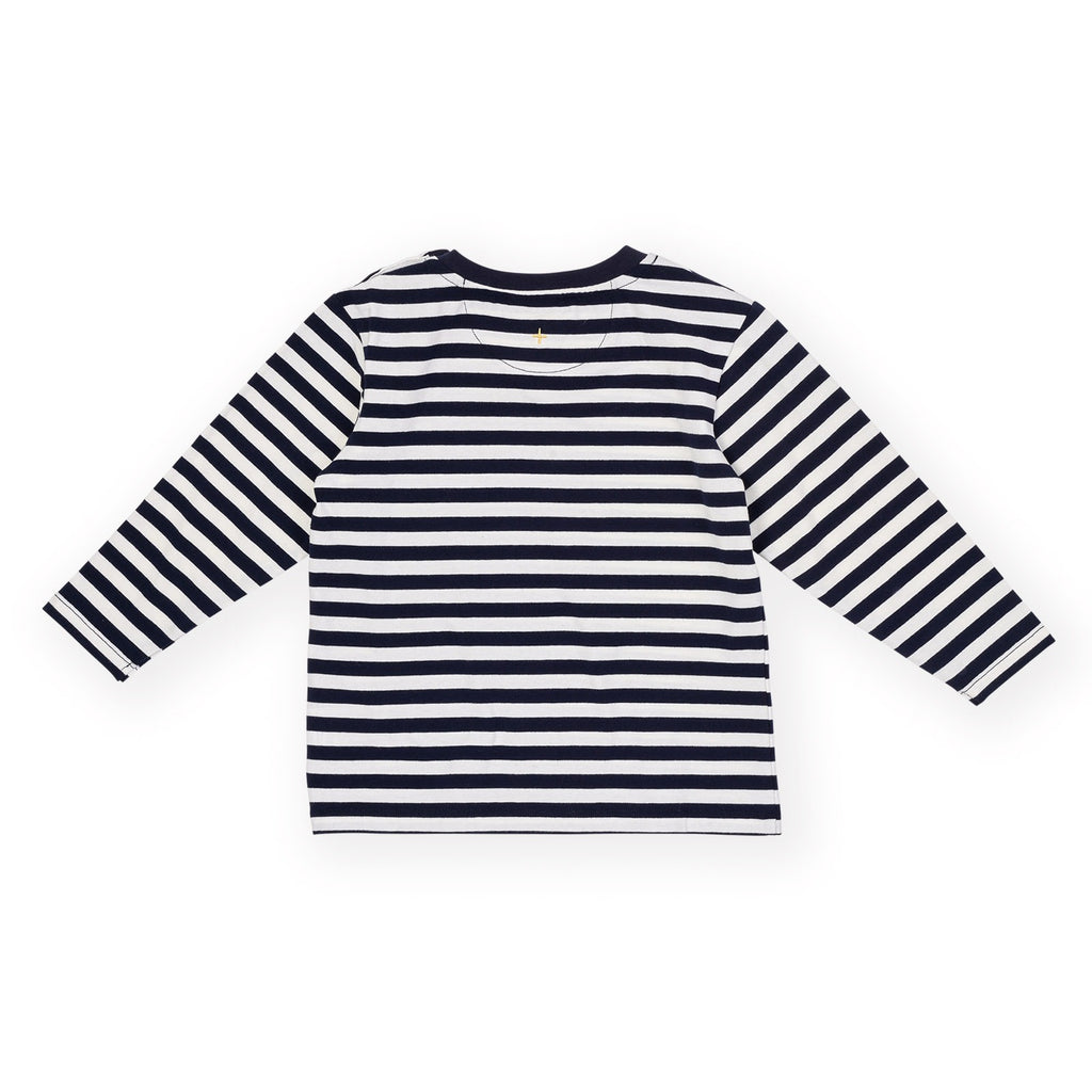 Essential Stripe Longsleeve Top Navy