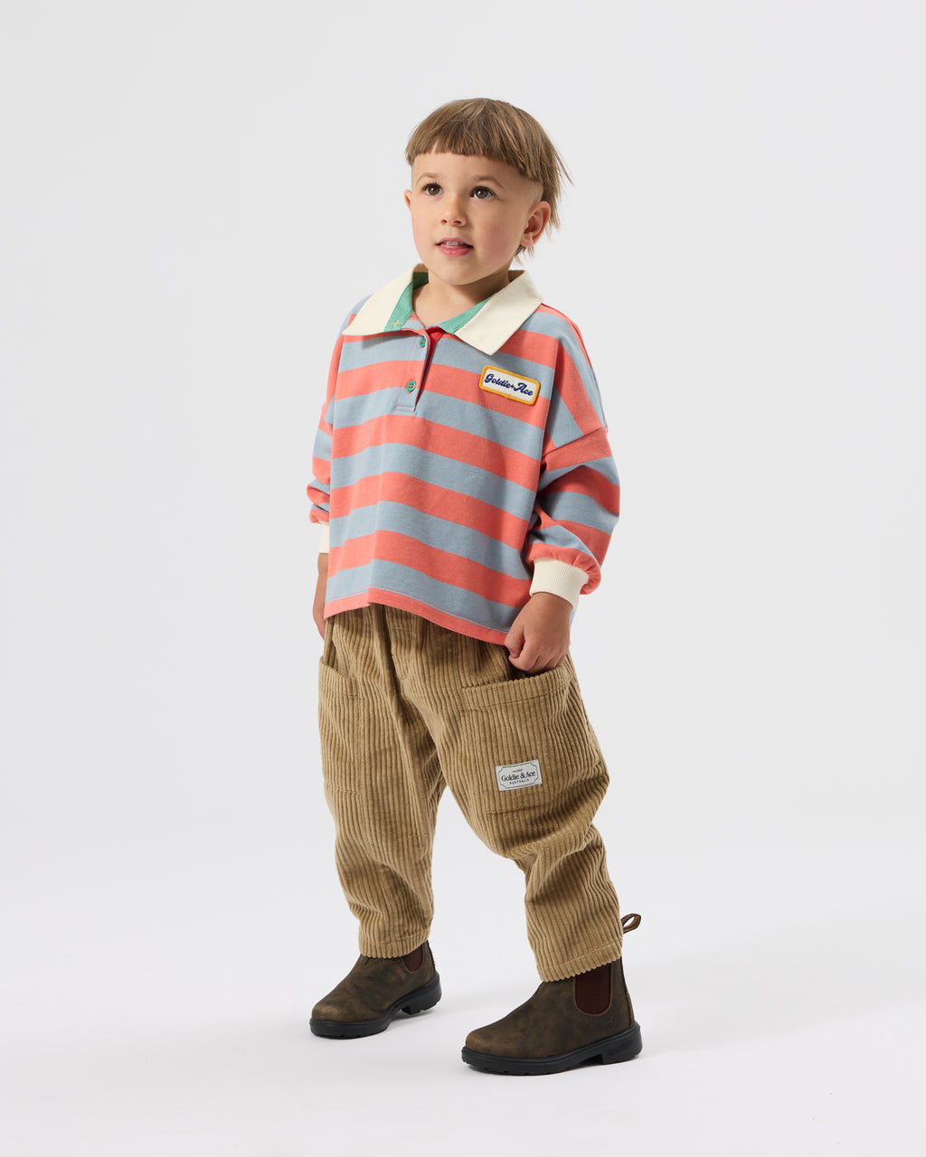 Kit Corduroy Pocket Pant Khaki