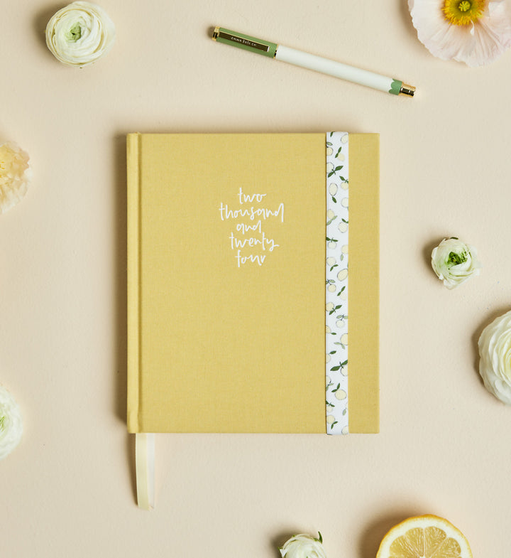 Emma Kate Co. 2024 Planner | Signature | Vertical Weekly | Limoncello