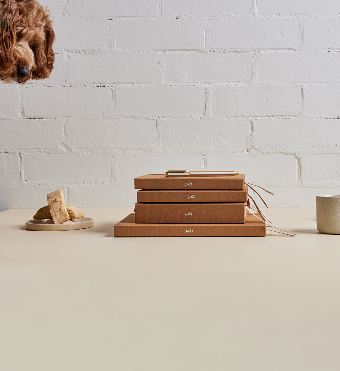 2024 Planner | Signature | Vertical Weekly | Biscotti