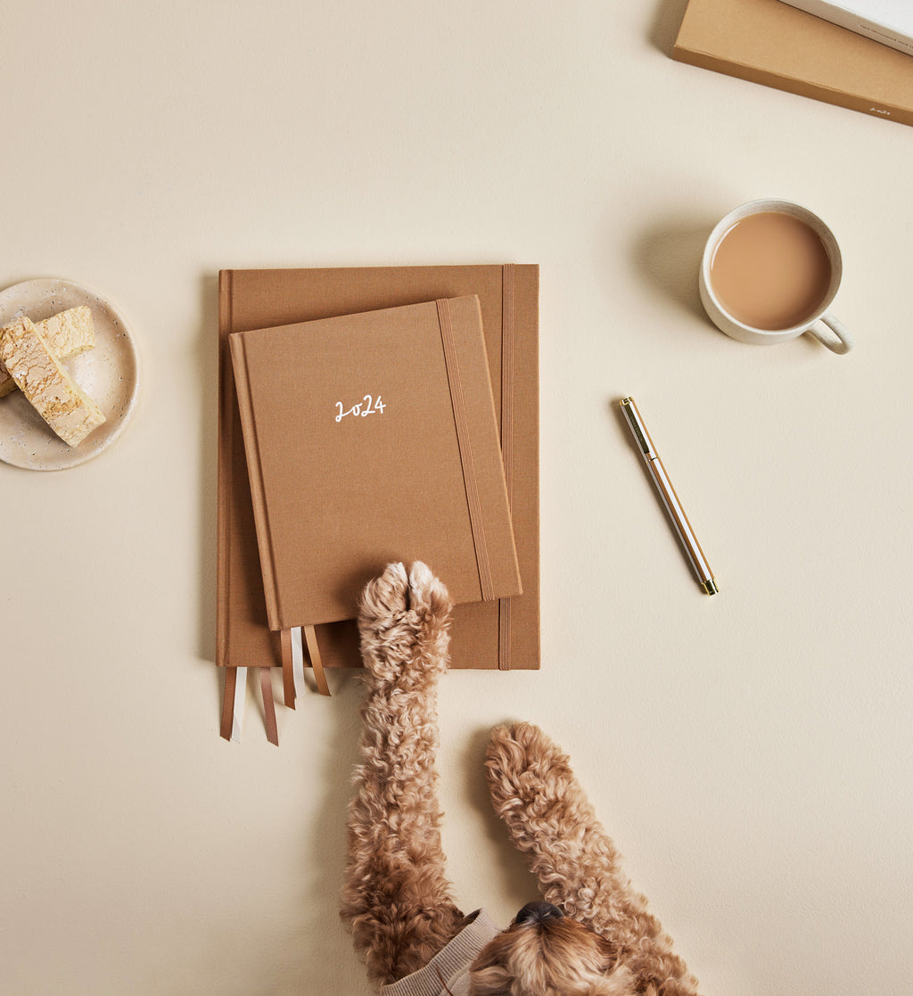 2024 Planner | Grande | Horizontal Weekly | Biscotti