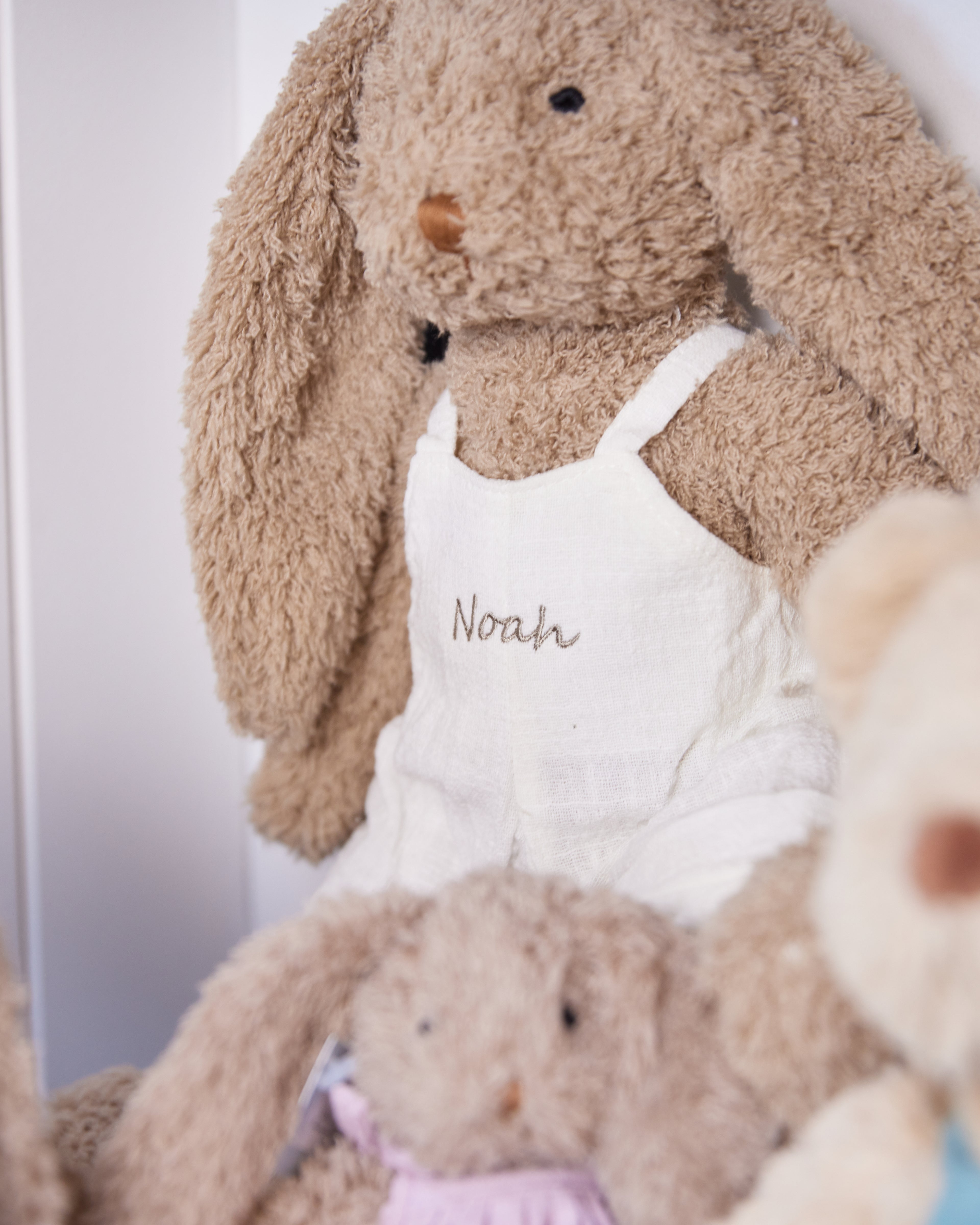Personalised Mr Honey Bunny - White
